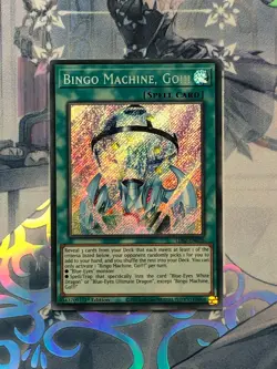 LDS2-EN028 Bingo Machine, Go!!! Secret Rare 1st Edition Near Mint YuGiOh TCG - Image 1