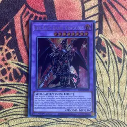 YUGIOH Secret Rare Red-Eyes Dark Dragoon RA02-EN021 1st Edition - Image 1