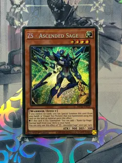 MP22-EN059 ZS - Ascended Sage Prismatic Secret Rare 1st Ed Near Mint YuGiOh TCG - Image 1
