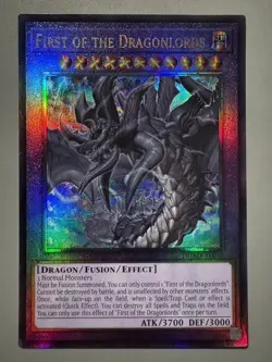 YUGIOH FIRST OF THE DRAGONLORDS ASIA ENGLISH EDITION DUAD-AE036 ULTIMATE RARE - Image 1