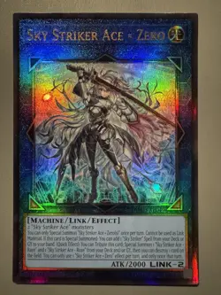 YUGIOH SKY STRIKER ACE = ZERO ASIA ENGLISH EDITION DUAD-AE049 ULTIMATE RARE - Image 1