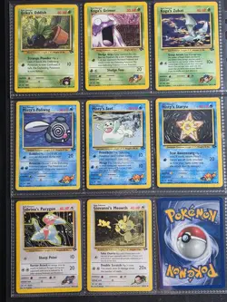 Pokemon Gym Challenge Card Bundle ×17 Inc Giovannis Nidoking Holo Rare 7/132 - Image 2