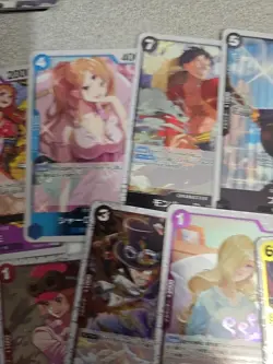 One Piece Card Game 50 Cards Lot ALL HOLO R RARE UC japanese anime etc bp929 - Image 3