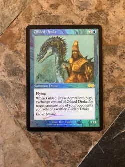 MTG, Gilded Drake Card, FOIL, Urza's Saga, Legacy, Commander, Watch Item Video!! - Image 3