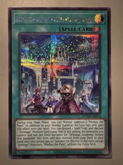 YUGIOH ARTMAGE ACADEMIC ARCANE ARTS ACROPOLIS ASIA ENGLISH DUAD SECRET RARE - Image 1