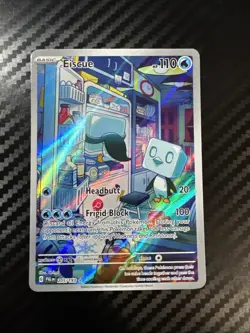 Eiscue 205/193 Pokemon Paldea Evolved Illustration Rare Card Fresh NM Condition - Image 1