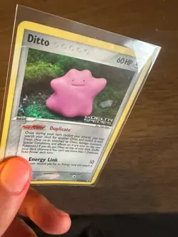 Ditto Pokemon Card Reverse Holo #35 Pokemon Delta Species - MODERATELY PLAYED - Image 3