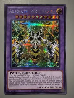 YUGIOH ABSOLUTE AXON KICKER ASIA ENGLISH EDITION DUAD-AE034 SECRET RARE - Image 1