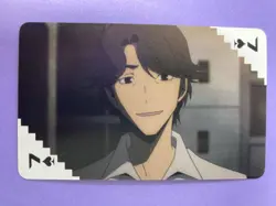Anime Playing Card Durarara!! Takashi Nasujima 7 of Spades 2010 Japanese F/S - Image 1