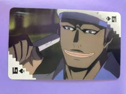 Anime Playing Card Durarara!! Simon Brezhnev 6 of Spades 2010 Japanese F/S - Image 1