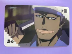 Anime Playing Card Durarara!! Simon Brezhnev 6 of Spades 2010 Japanese F/S - Image 2