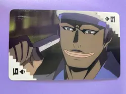 Anime Playing Card Durarara!! Simon Brezhnev 6 of Spades 2010 Japanese F/S - Image 3
