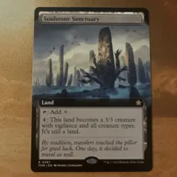 Soulstone Sanctuary - MTG Borderless Foundations FDN NM - Image 1