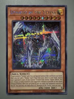 YUGIOH DEMIGOD OF THE TISTINA ASIA ENGLISH EDITION DUAD-AE083 SECRET RARE - Image 1