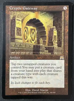 MTG Onslaught #306 Cryptic Gateway LP - Image 1
