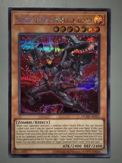 YUGIOH SUPER QUANTUM BLACK LAYER ASIA ENGLISH EDITION DUAD-AE025 SECRET RARE - Image 1