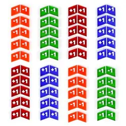 40Pcs Colorful MTG Life Counter Tokens, Magic 40pcs Stat Counters(colorful) - Image 2