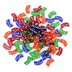 40Pcs Colorful MTG Life Counter Tokens, Magic 40pcs Stat Counters(colorful) - Image 4
