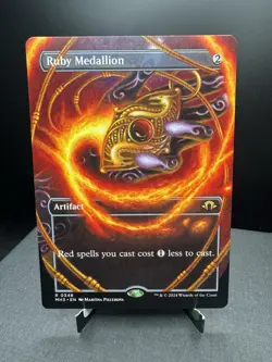MTG MH3 Modern Horizons 3 Ruby Medallion Borderless Rare Regular NM - Image 1