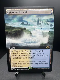 MTG MH3 Modern Horizons 3 Flooded Strand Borderless Rare Regular NM - Image 1