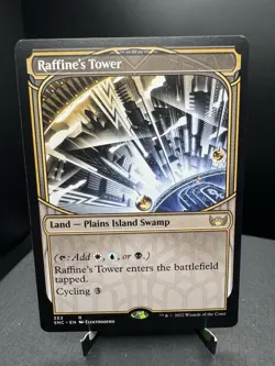 MTG Streets of New Capenna Raffine's Tower Showcase Regular Rare NM - Image 1