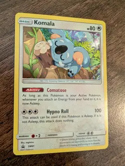 Komala SM41 Sun & Moon Black Star Promo Holo Rare Pokemon TCG NM - Image 2