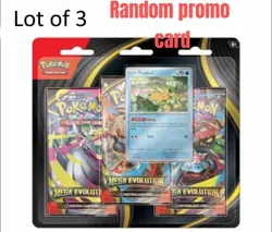 Pokemon TCG Mega Evolution 3 Pack Blister Lot Of 3 (PRE-SALE) ~ (9 Packs) - Image 1