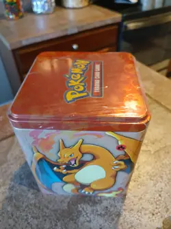 Pokemon TCG Fire Stacking Tin 2022 - 3 booster packs, 1 Coin (Sealed) Charizard - Image 2
