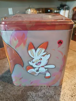 Pokemon TCG Fire Stacking Tin 2022 - 3 booster packs, 1 Coin (Sealed) Charizard - Image 3