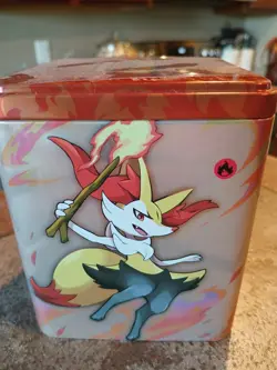 Pokemon TCG Fire Stacking Tin 2022 - 3 booster packs, 1 Coin (Sealed) Charizard - Image 5