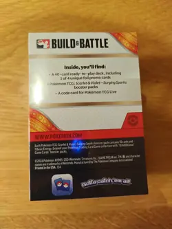 Pokemon TCG Surging Sparks Build And Battle Box Sealed Brand New - Image 2