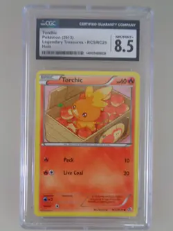 Pokemon Slab Torchic RC5/RC25 Englisch - CGC 8.5 NM/Mint+ (8604) - Image 1
