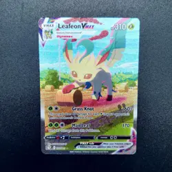 Pokemon Folipurba Leafeon Vmax 205/203 Englisch Drachenwandel Evolving Skies NM - Image 1