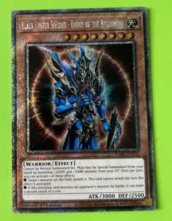 Black Luster Soldier - Envoy Of The Beginning Platinum Secret RA03-EN132 YuGiOh - Image 1