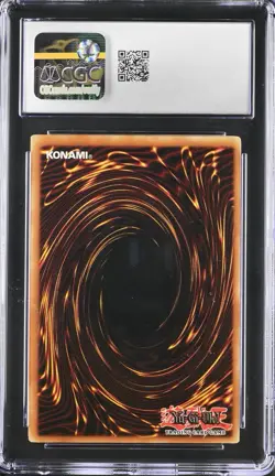 Yugioh CGC 7.5 FOIL SHIFT MISPRINT Dark Magician SDY-006 ERROR Ultra Rare - Image 3