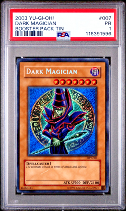 PSA 1 BPT-007 Dark Magician Secret Rare 2003 Yugioh Starter Deck Yugi Original - Image 1