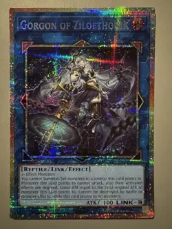 YUGIOH GORGON OF ZILOFTHONIA (LINK) ASIA ENGLISH EDITION DUAD-AE050 PSER - Image 1