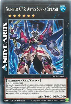 NUMBER C73: ABYSS SUPRA SPLASH • Comune • DLCS EN043 • 1Ed • Yugioh! • ANDYCARDS - Image 1