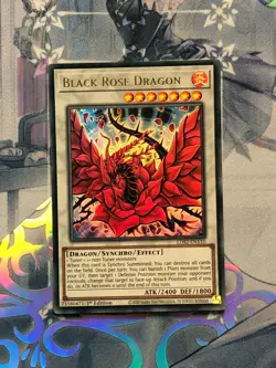 LDS2-EN110 Black Rose Dragon Ultra Rare 1st Edition Near Mint YuGiOh TCG - Image 1