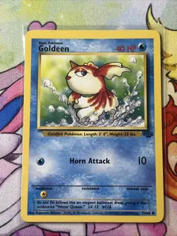 Goldeen - 53/64 - 1st Edition Jungle Pokemon Card LP - Image 1