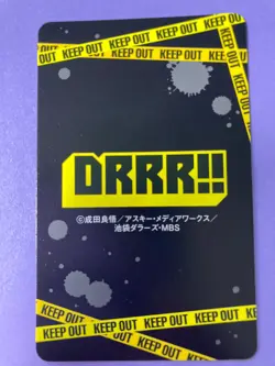 Anime Playing Card Durarara!! Shinra Masaomi Kida Queen of Hearts 2010 Japanese - Image 4