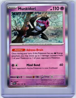 Munkidori 095/167 Holo Rare Sv06: Twilight Masquerade Pokemon Card NM - Image 1