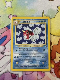 SEAKING 37/64 - Neo Revelation - VINTAGE WOTC Pokemon Card - UNLIMITED - LP - Image 1