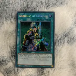 Yugioh Nobleman Of Crossout SBCB-EN138 Secret Rare 1st Edition Holo NM - Image 1