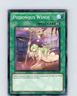 Yu-Gi-Oh TCG Poisonous Winds PHSW-EN062 Unlimited Common Card LP-NM - Image 1