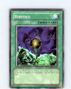 Yu-Gi-Oh TCG Riryoku SD09-EN021 1st Edition Regular Common Card Played MP - Image 1