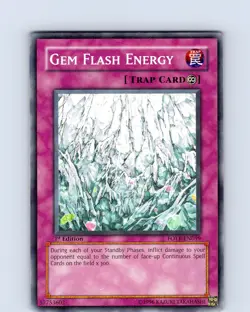 Yu-Gi-Oh TCG Gem Flash Energy FOTB-EN059 1st Edition Common Card LP - Image 1