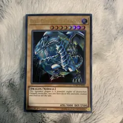 YUGIOH BLUE-EYES WHITE DRAGON LCKC-EN001 ULTRA UNLIMITED ED NM VER. 3 - Image 1