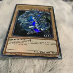 YUGIOH BLUE-EYES WHITE DRAGON LCKC-EN001 ULTRA UNLIMITED ED NM VER. 3 - Image 3