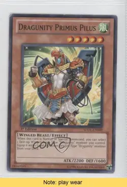 Dragunity Primus Pilus 1st Ed. YuGiOh Legion Structure Deck #SDDL-EN009 READ 1e7 - Image 1